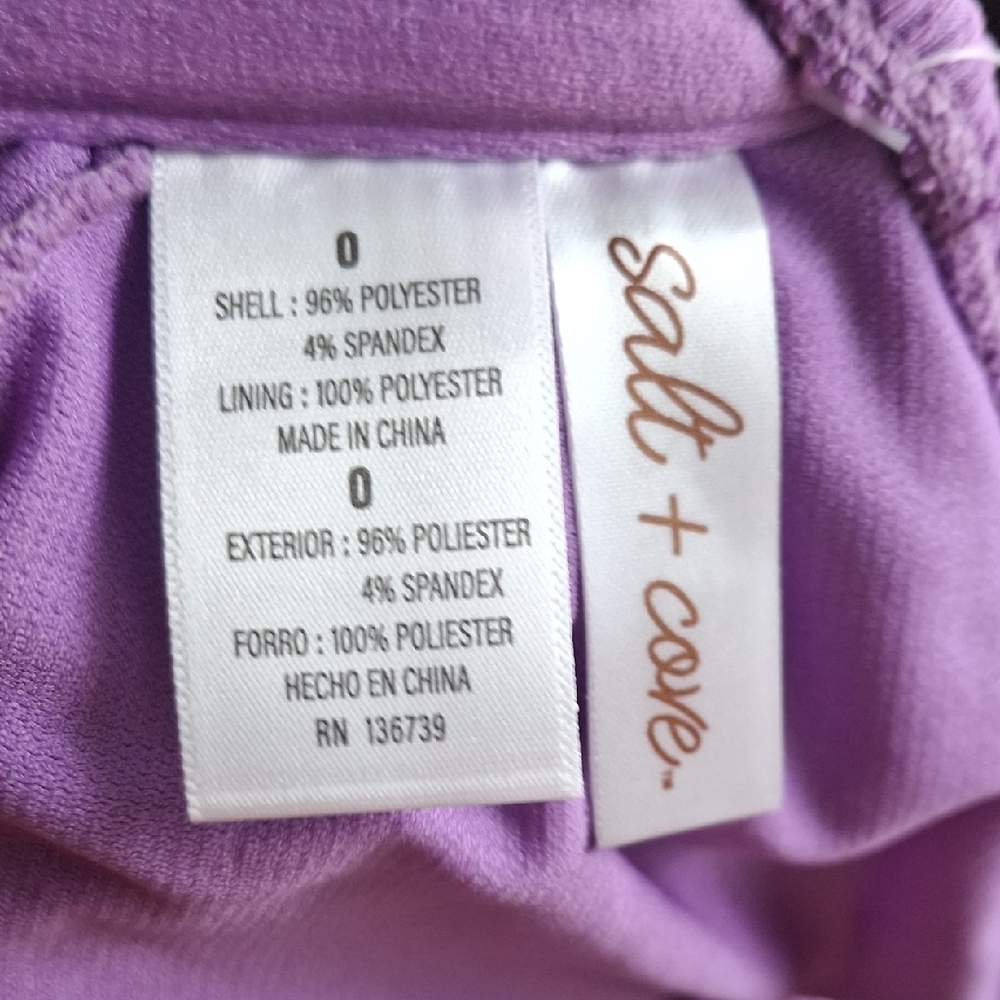Salt + Cove Purple Bikini Top - Picture 7 of 8